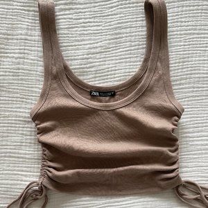 Zara Ruched Tank Top